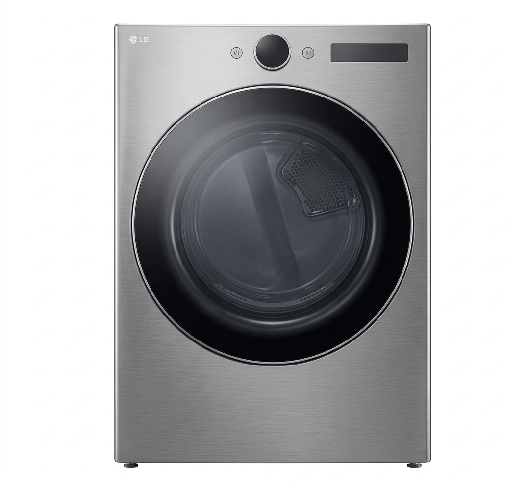 LG ShadowPulse 7.4 cu. ft. Black Steel Smart Dryer